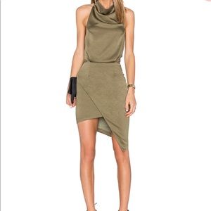 Elliatt Camo Dress in Khaki - Revolve